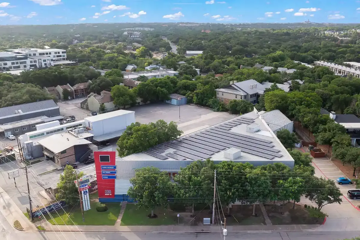 Aerial view of Stor Self Storage